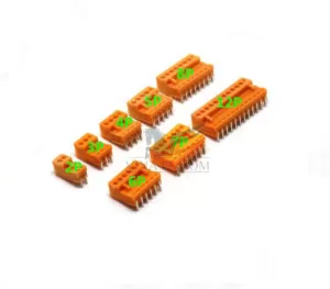 HT396-5P Terminal Block 3.96mm 5P Chân Cong Màu Cam